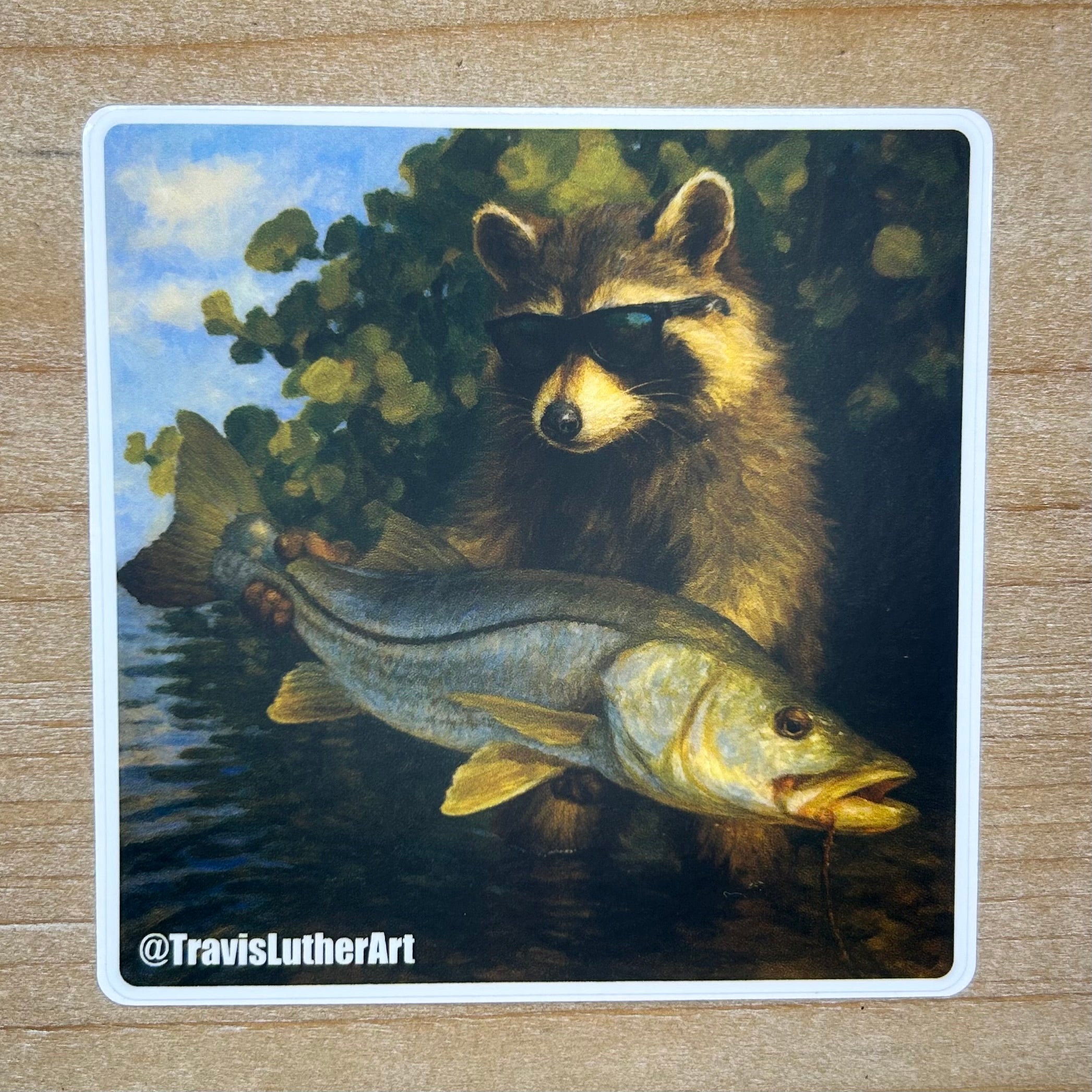 Rusty Whiskers Snook Sticker