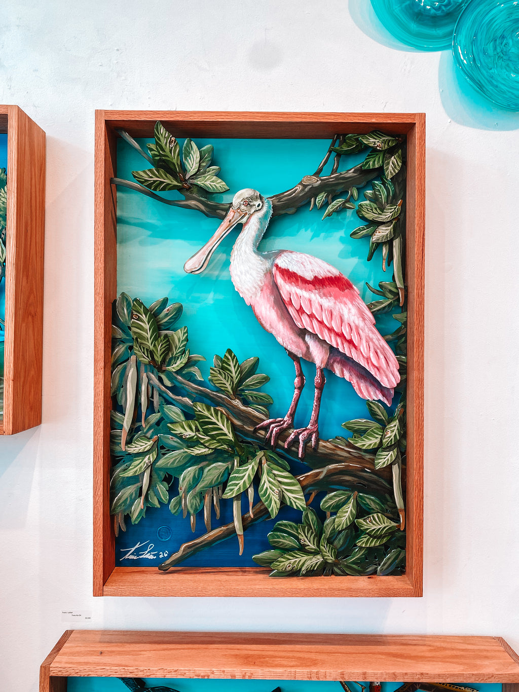 Roseate Spoonbill 3D Painting