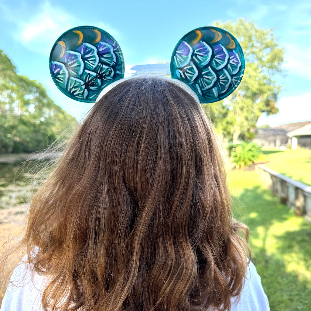 Hand Painted Fish Flank Headbands