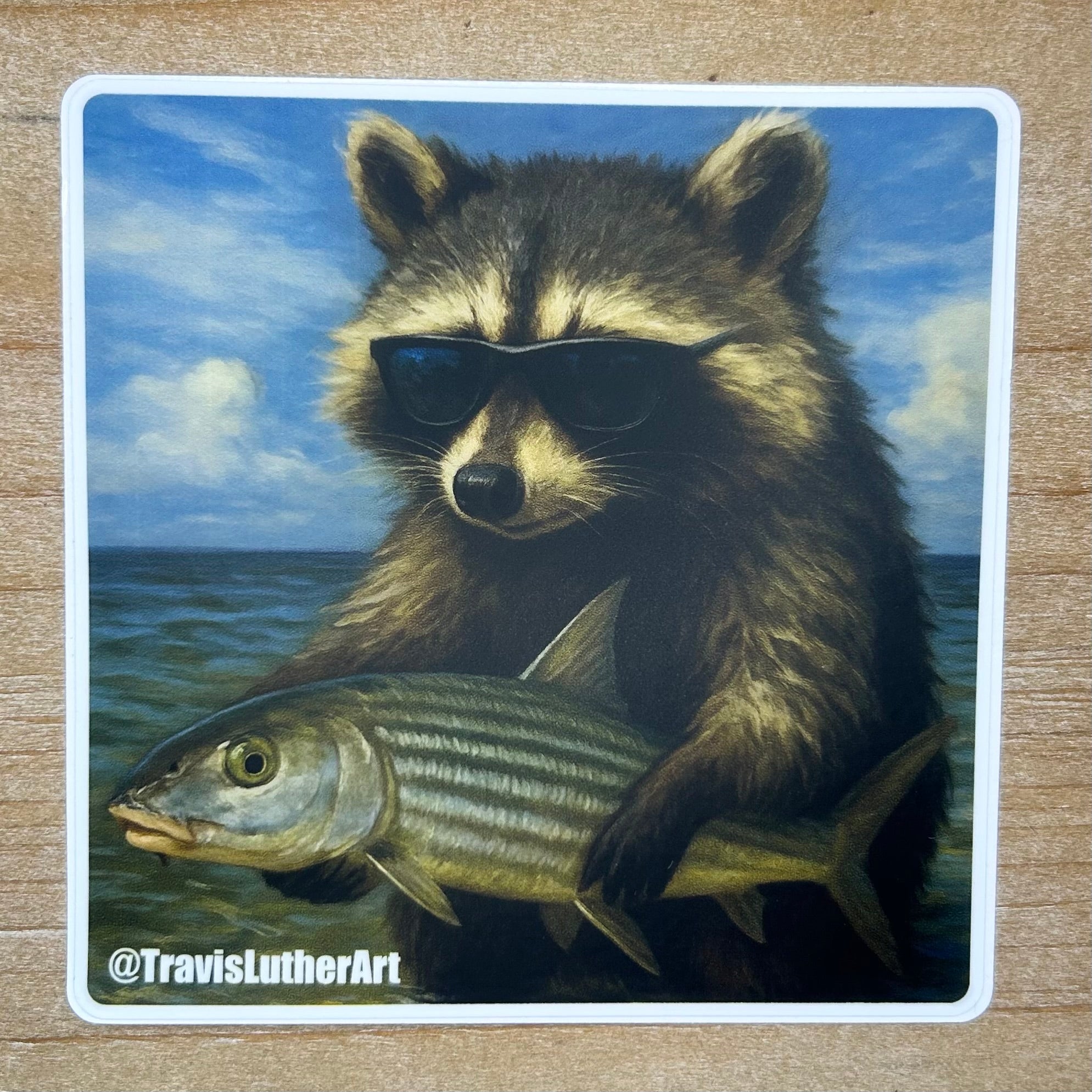 Rusty Whiskers Bonefish Sticker