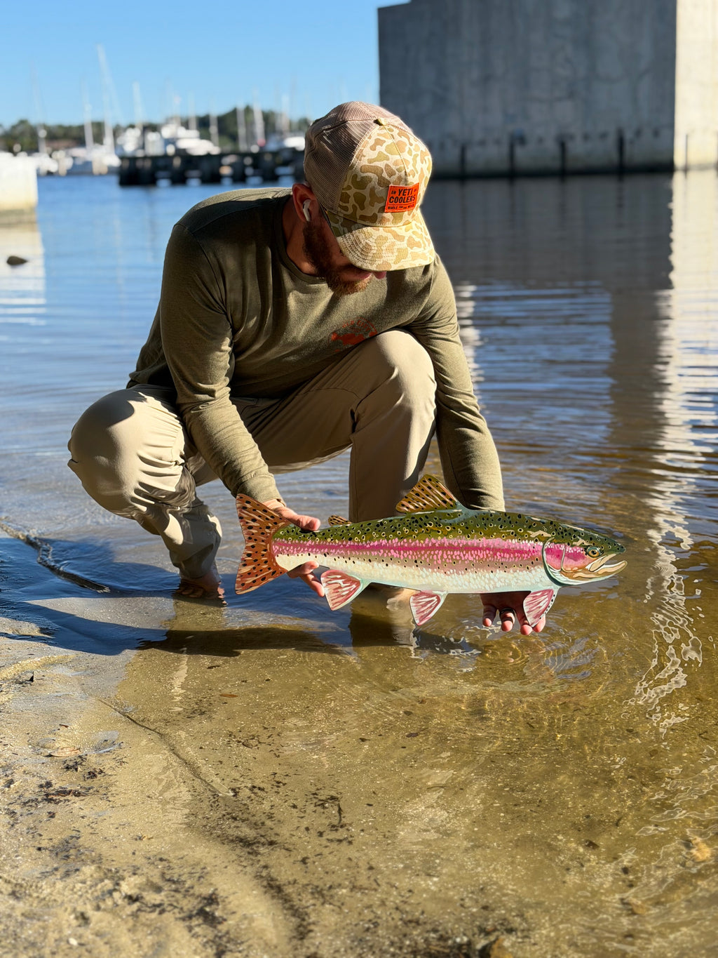 Rainbow Trout Free Hanging Wall Art