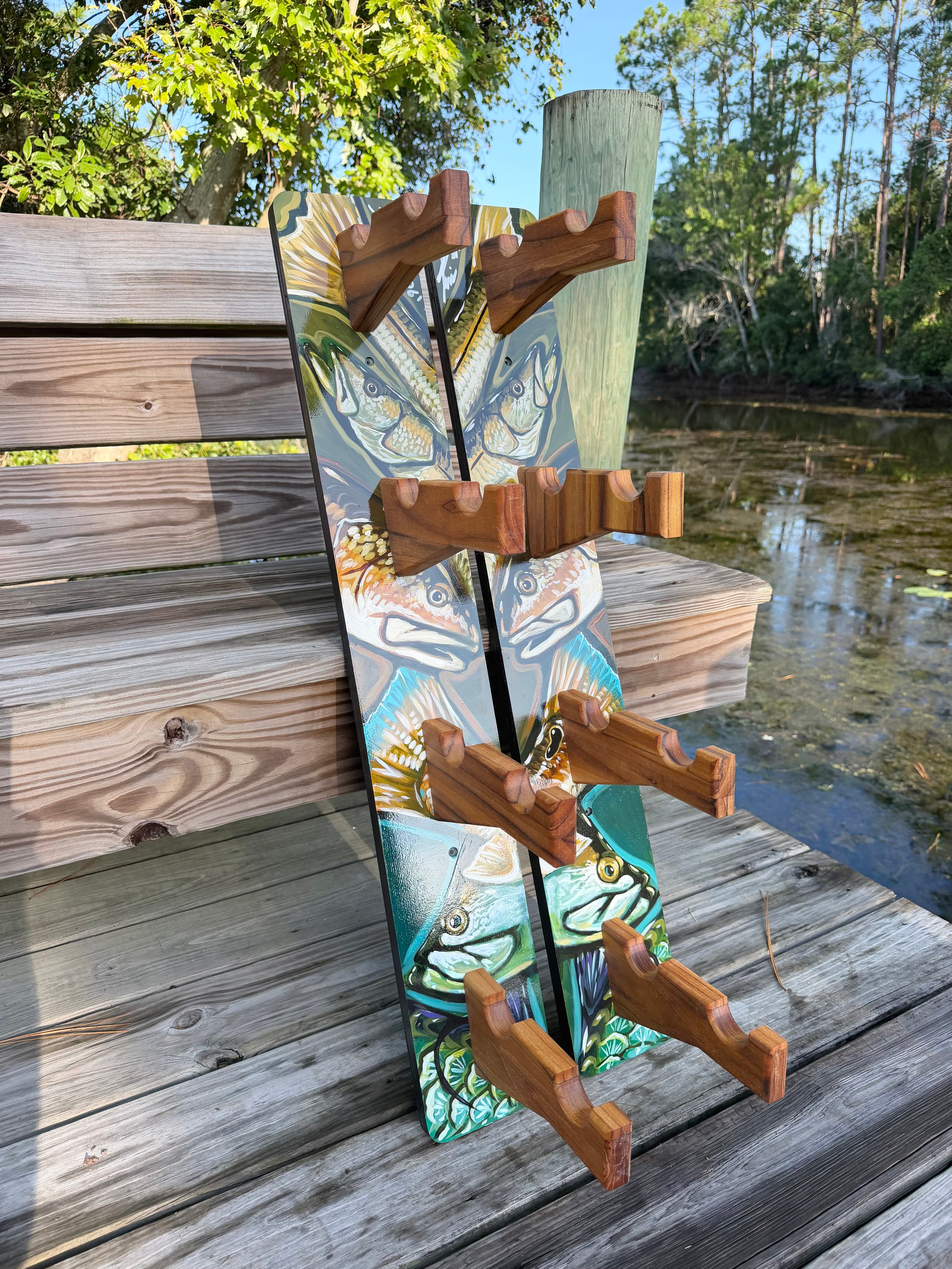 Painted Rod Rack - SLAM