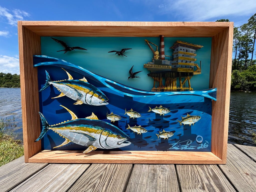 Tuna Alaoil 3D Painting