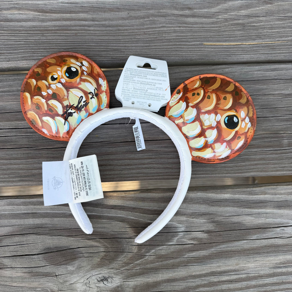 Hand Painted Fish Flank Headbands