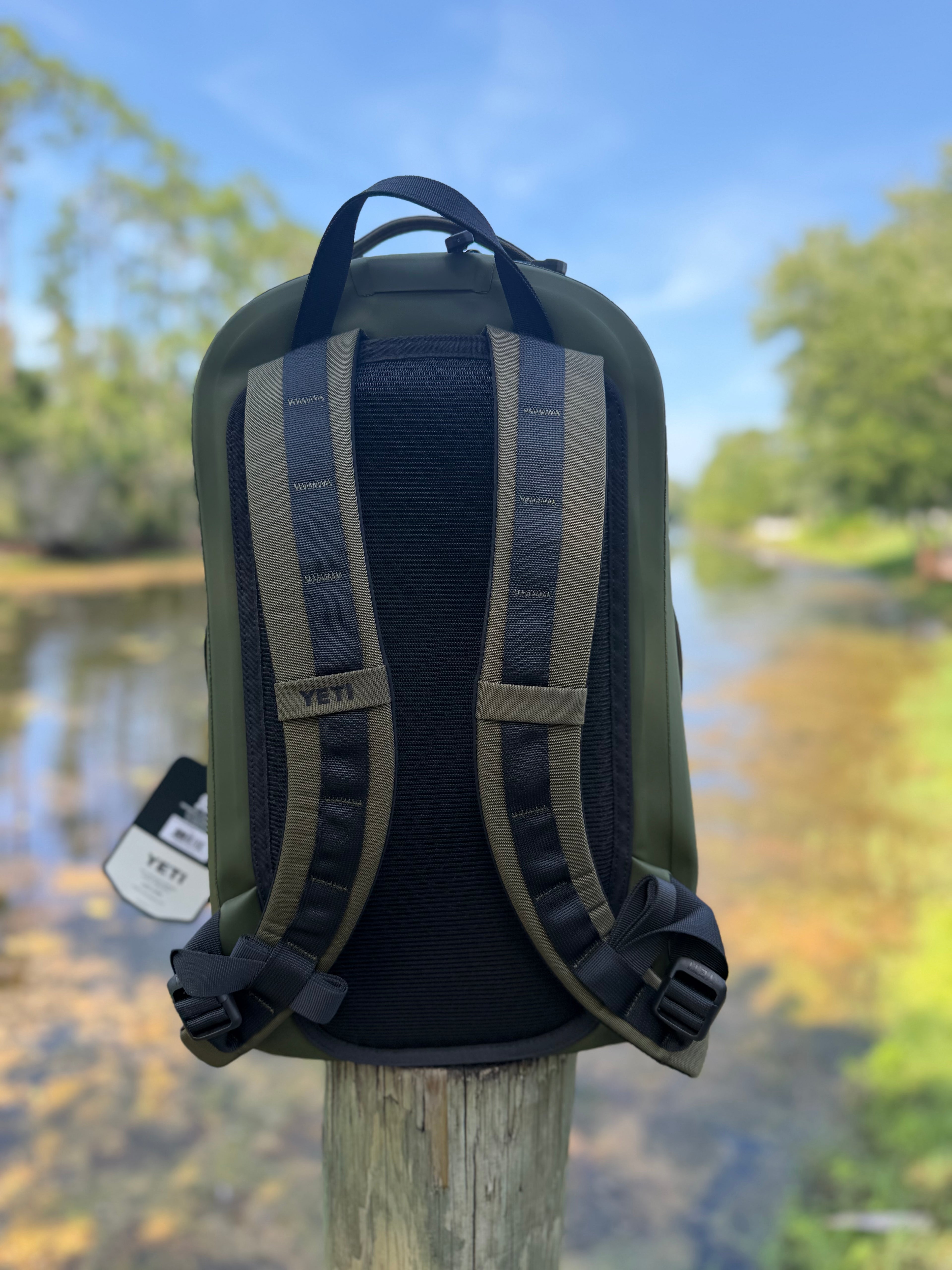 YETI Cayo 25L Backpack Brown Trout Artwork