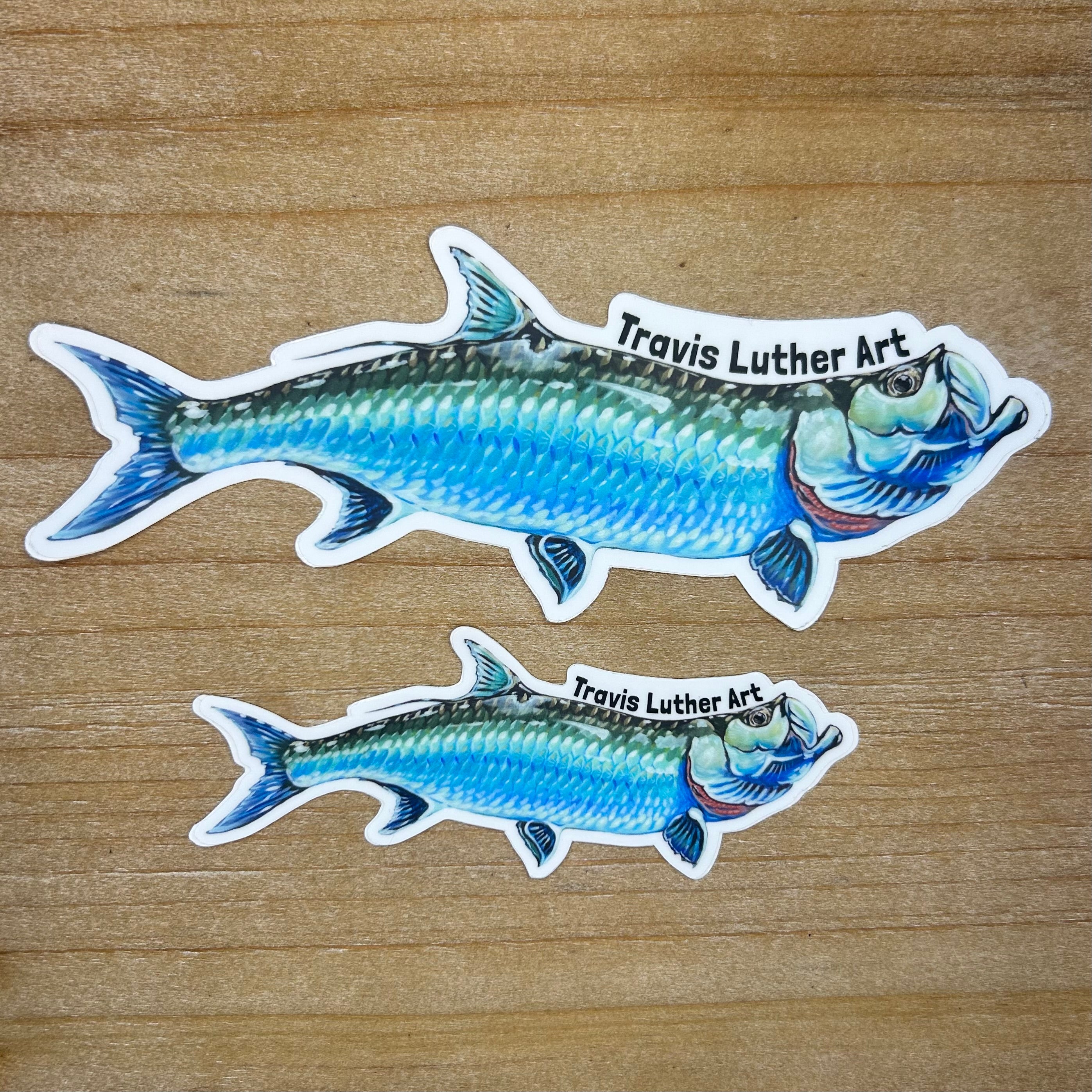 Tarpon Sticker Blue