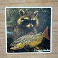 Rusty Whiskers Brown Trout Sticker