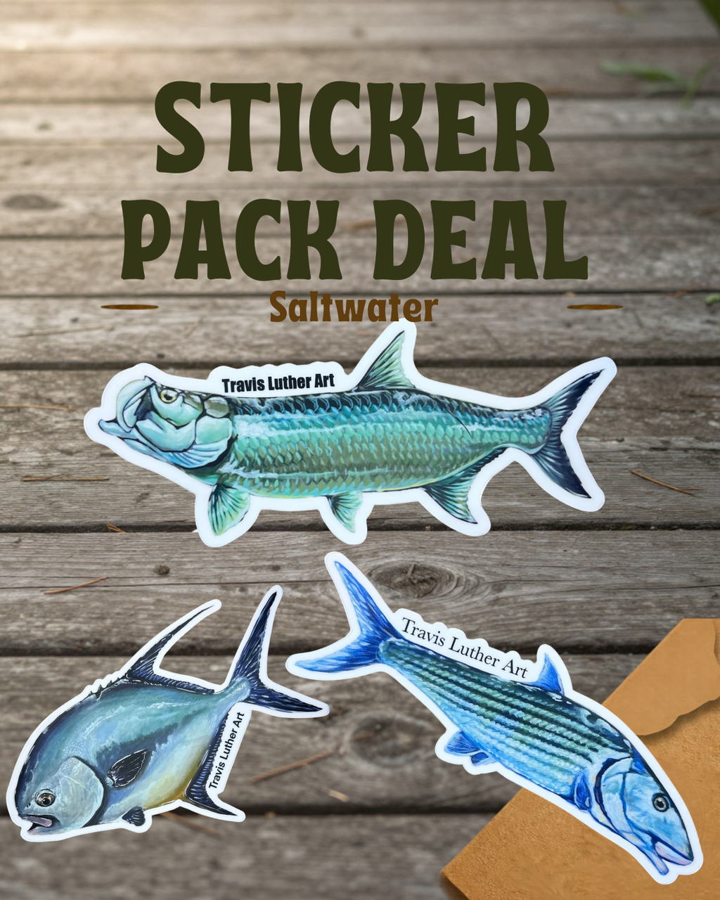 Saltwater Sticker Pack