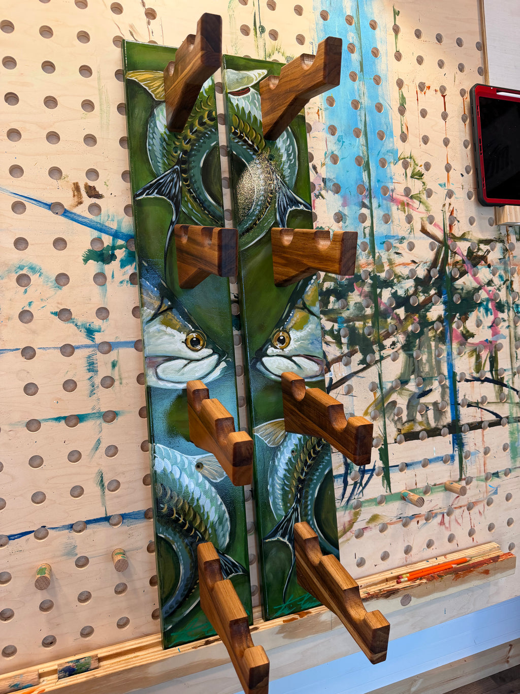 *Custom Order Tarpon Rod Racks for Brandon*