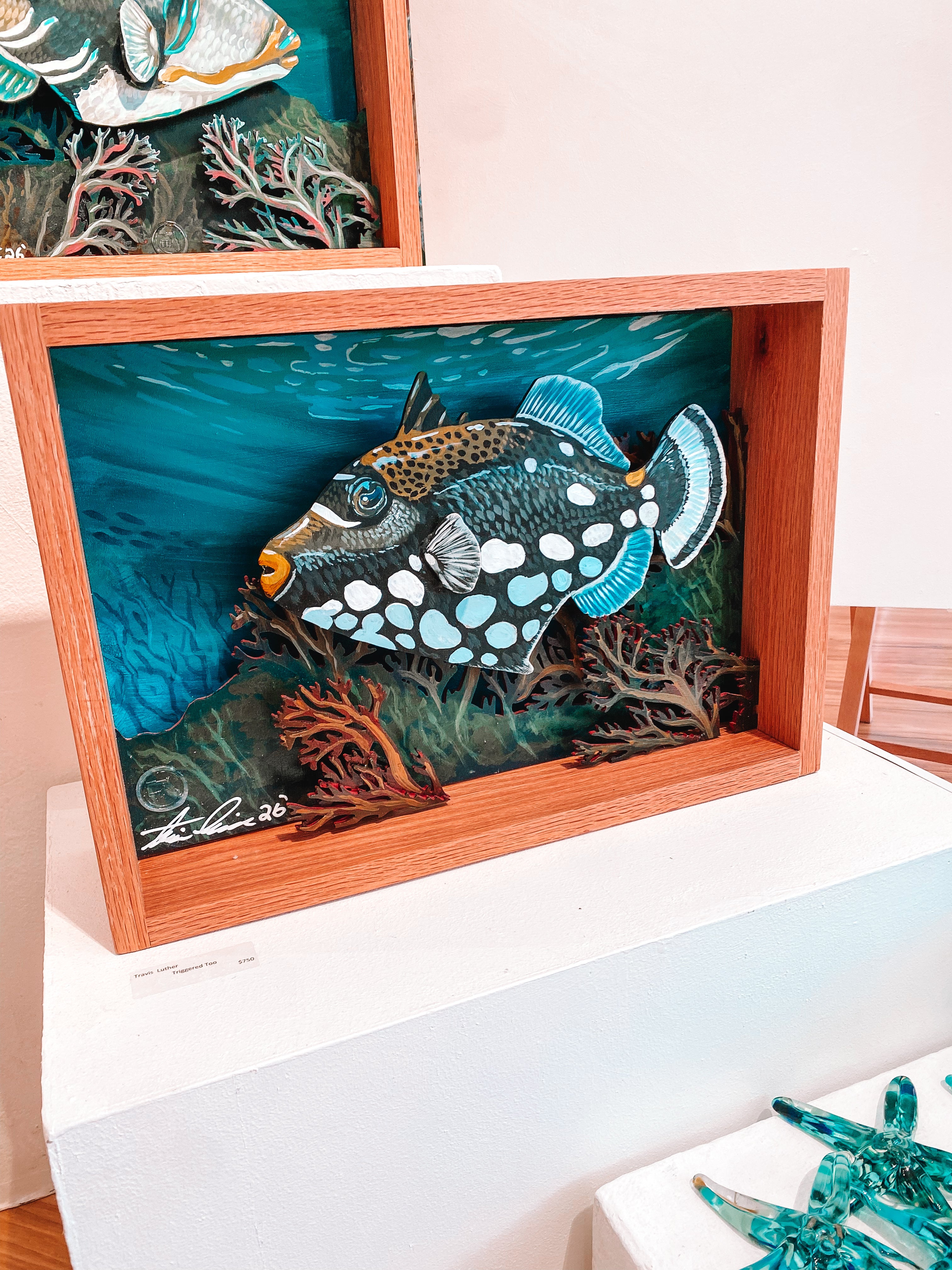 3D “Triggered Too” Painting Framed