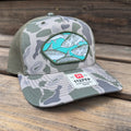 Tarpon Collage Patch Hat - Camo Trucker