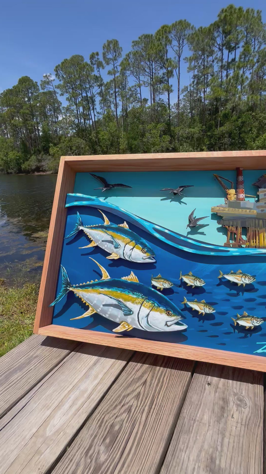 Tuna Alaoil 3D Painting